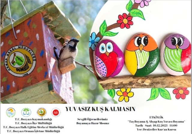 Yuvasız Kuş Kalmasın Etkinliği 