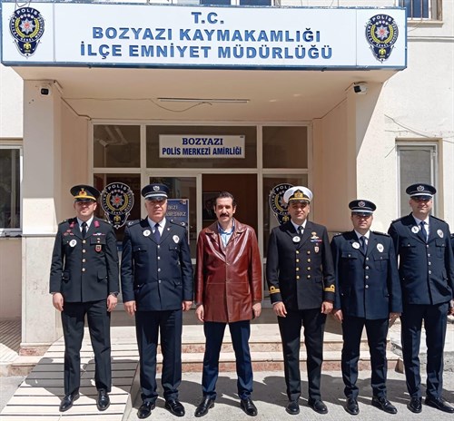Kaymakamımız Sayın Tuncay Topsakaloğlu’ndan Polis Haftası Ziyareti